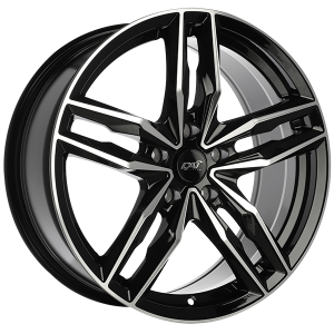 Dai MODA 17x7.5 Gloss Black Machined Face Wheel | 5x114.3