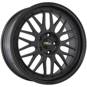 Form FF14 17x7.5 Satin Black with Gloss Black Lip Wheel 5x114.3