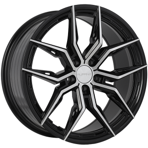 Ruffion ELEGANZA 19x8.5 Gloss Black - Machined Face Wheel 5x114.3