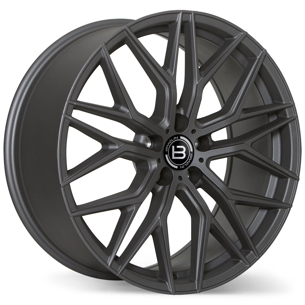 Braelin BR10 20x9 Matte Graphite Wheel 5x114.3