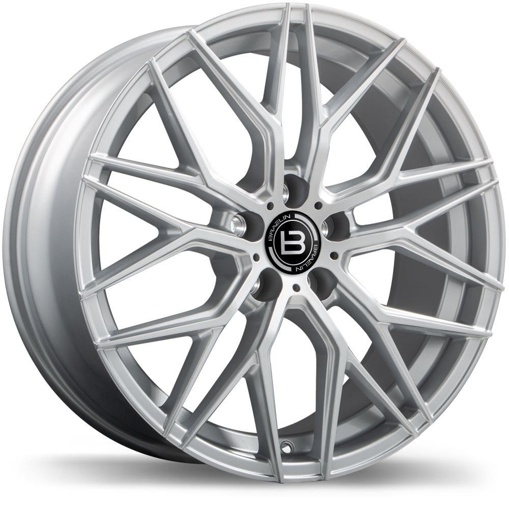 Braelin BR10 20x9 Gloss Silver Wheel | 5x112