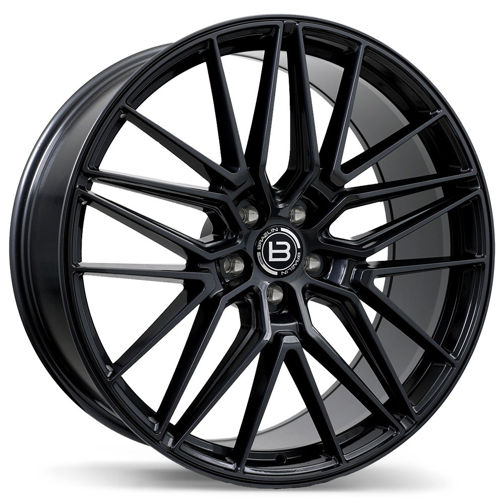 Braelin BR13 22x10 Gloss Black Wheel 5x112