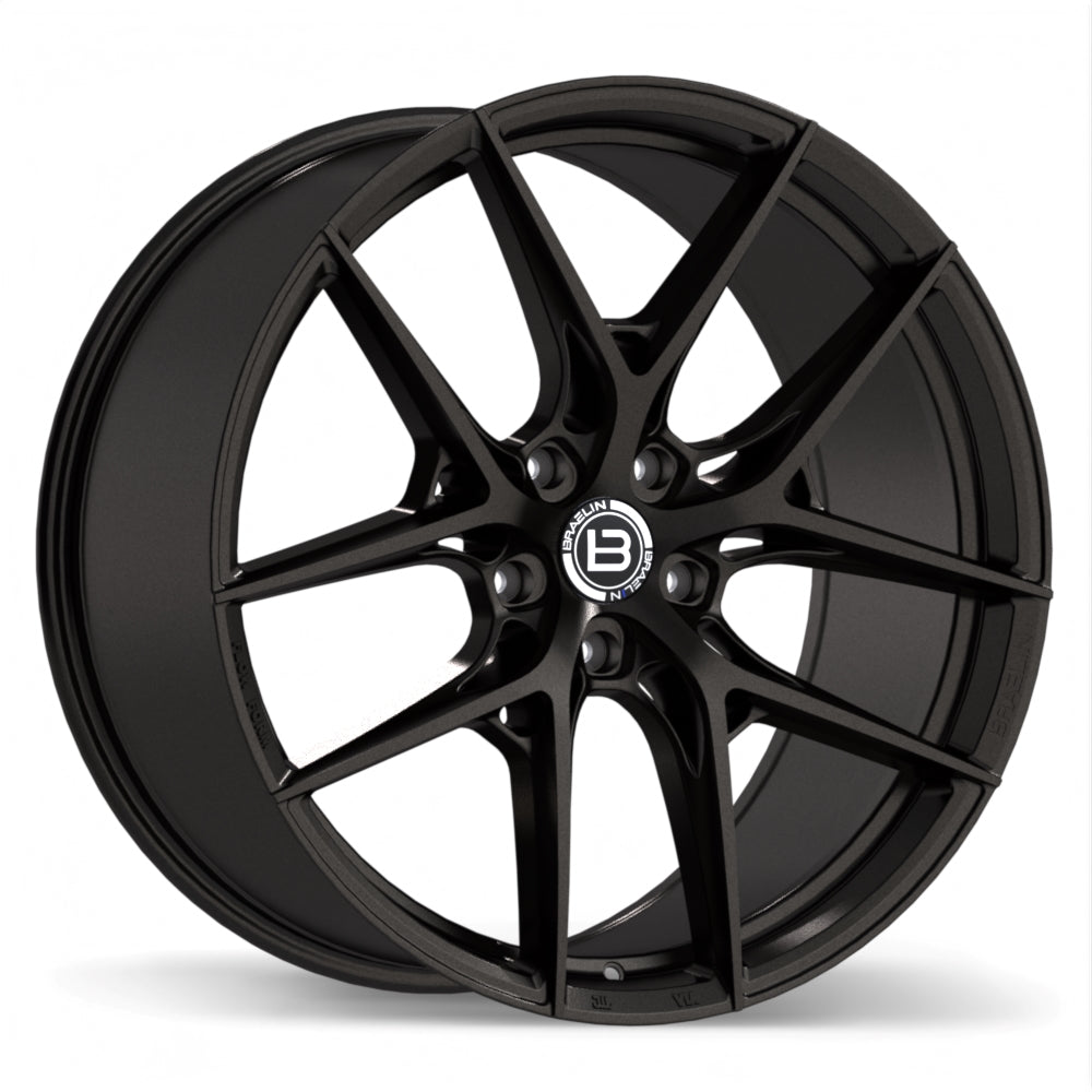 Braelin BR14 22x10.5 Satin Black Anthracite Wheel 5x112