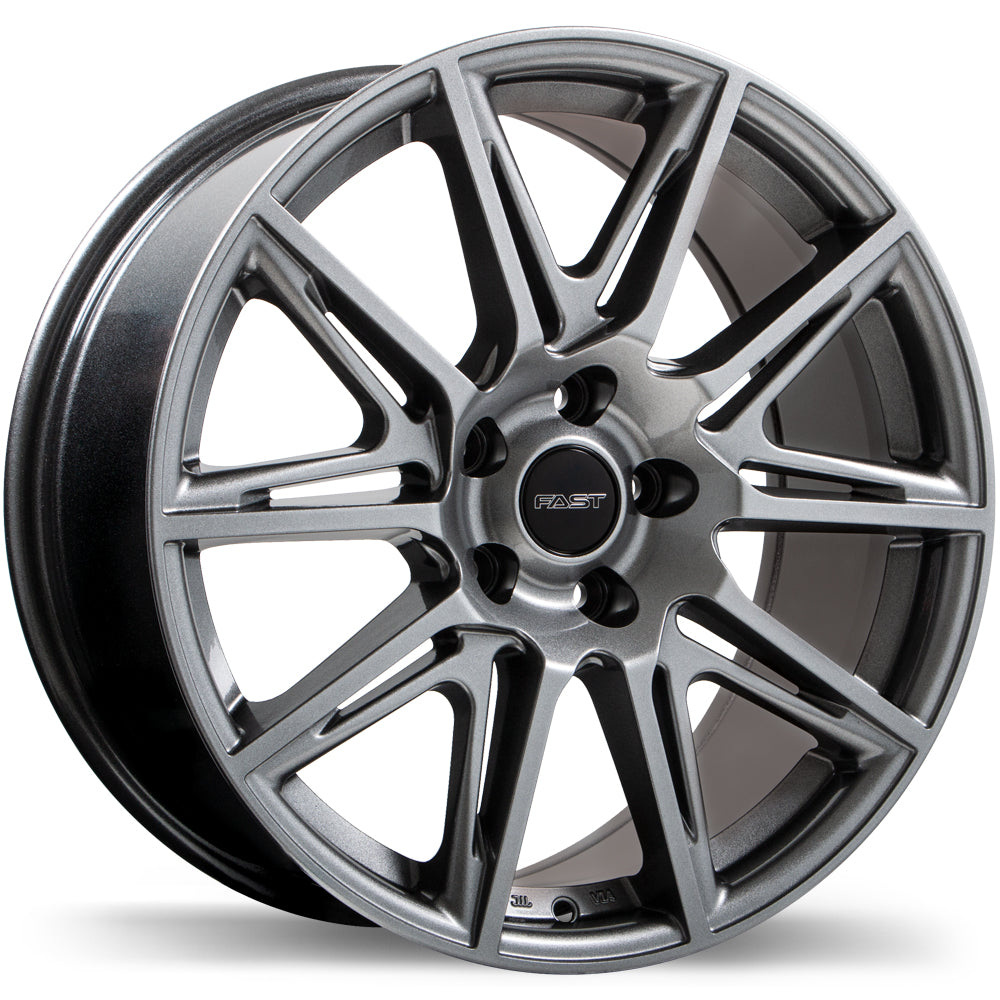 Fast Wheel Switch 17x7.5 Titanium | 5x114.3