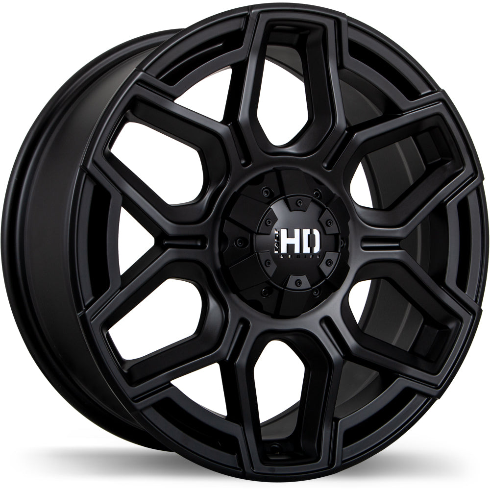 HD Thunder 18x8 Matte Black Wheel 5x114.3 5x127