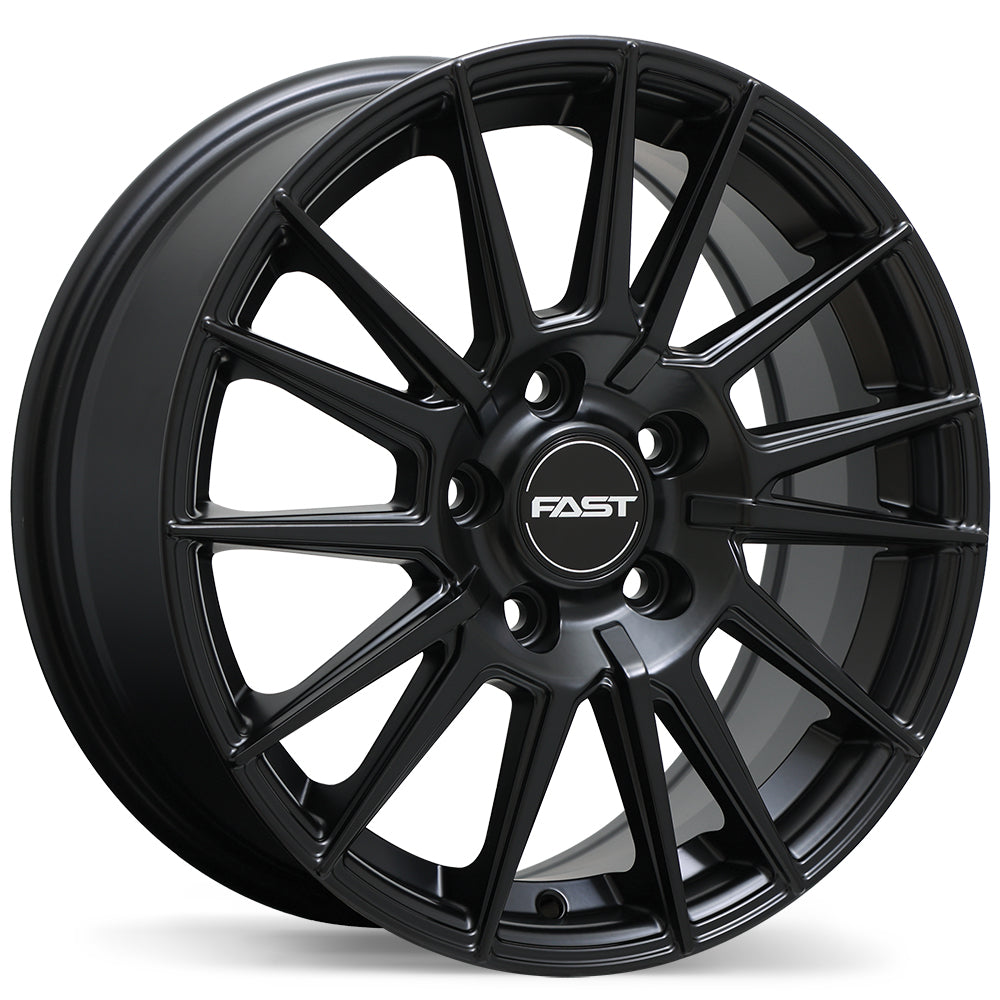 Fast Wheels Tempest 18x8 Satin Black Wheel 5x114.3