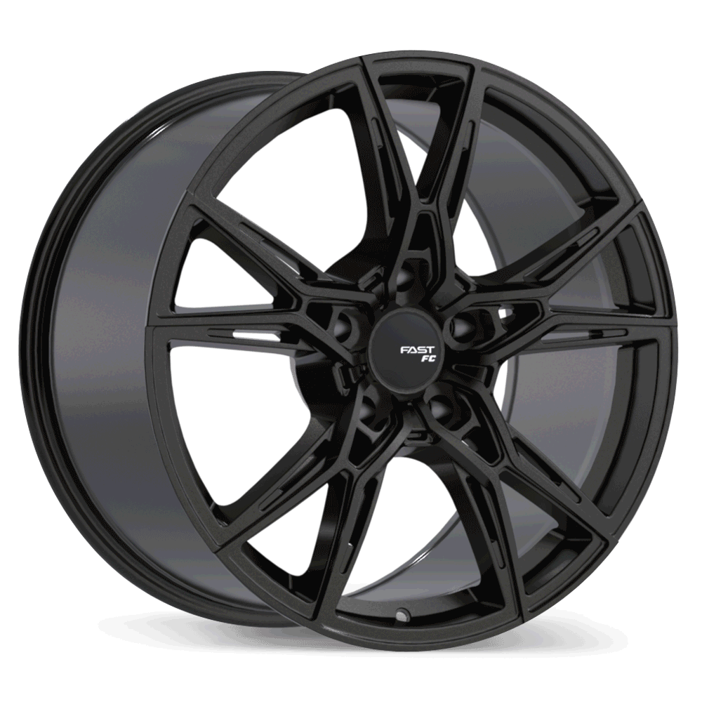 Fast Wheels FC10 19x10.5 & 19x8.5 Gloss Black Anthracite Wheels 5x112