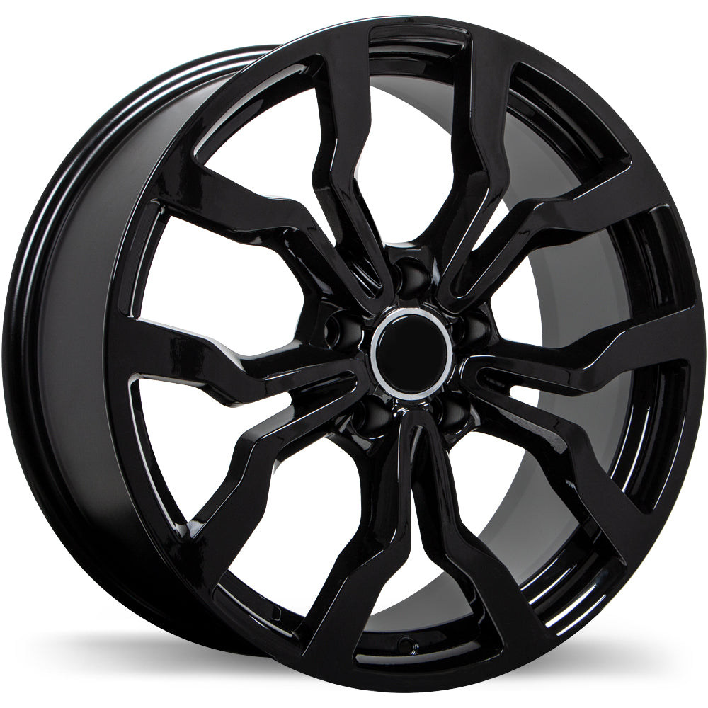 Replika R152A 19x8.5 Gloss Black Wheel 5x112