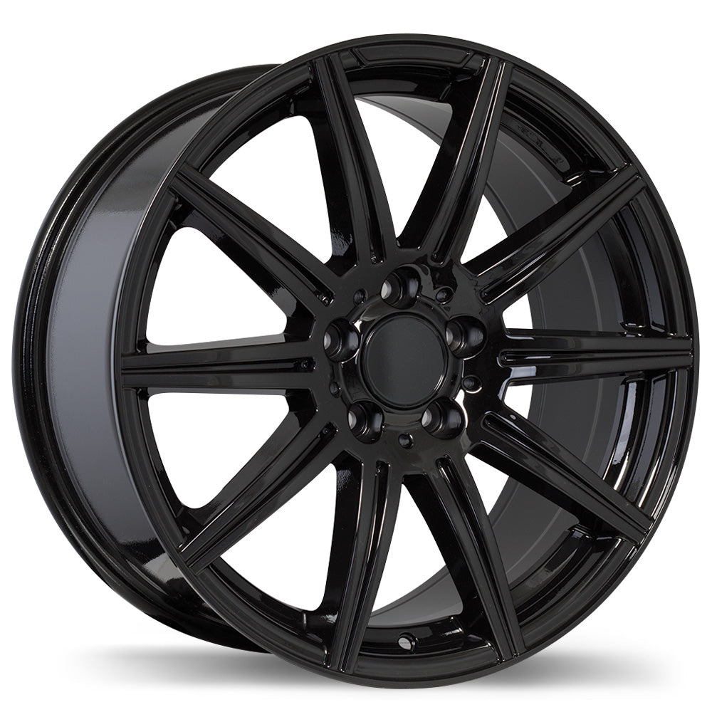 Replika R157 Gloss Black Wheel 5x112