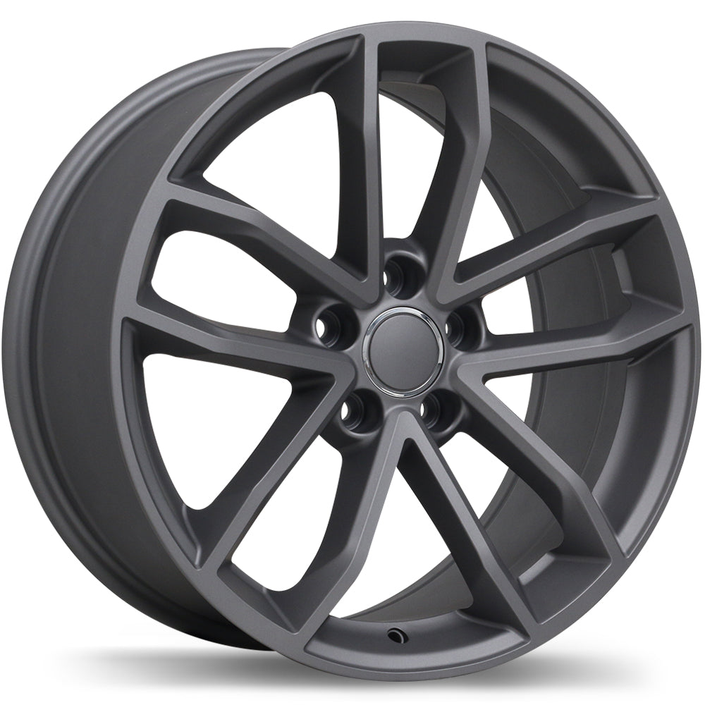 Replika R199 18x8.5 Matte Gunmetal Wheel | 5x112