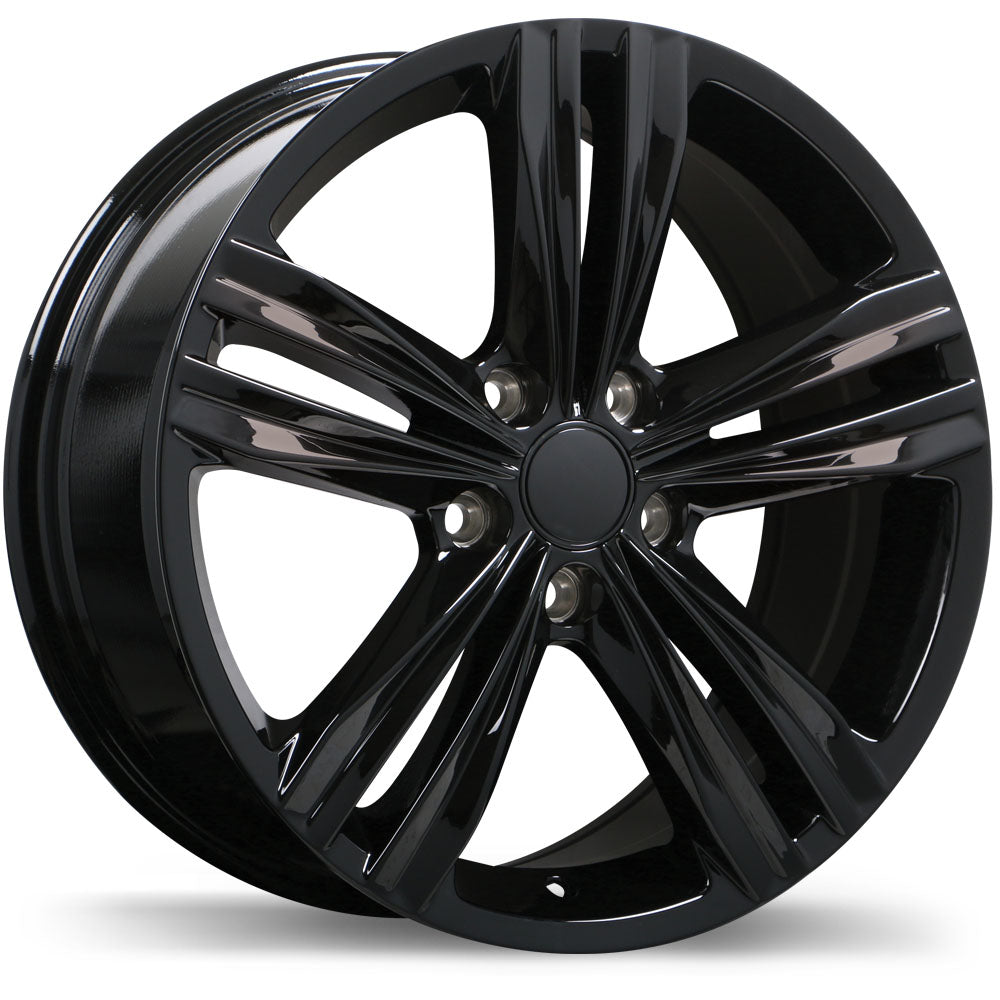 Replika R205 18x8 Gloss Black Wheel 5x112