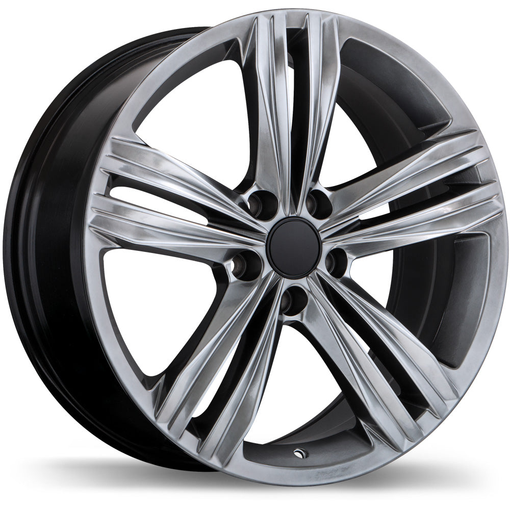 Replika R205 17x7.5 Dark Hyper Silver Wheel 5x112