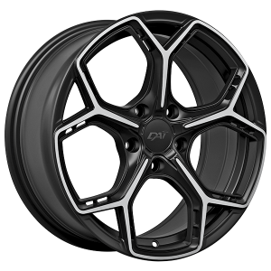 Dai WIDOW 17x7.5 Gloss Black Machined Face Wheel 5x114.3