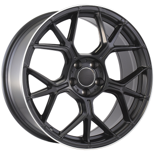 Art REPLICA 395 19x8.5 Satin Black - Machined Lip Wheel 5x112