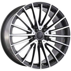 Art REPLICA 396 20x8.5 Gloss Black - Machined Face Wheel 5x112