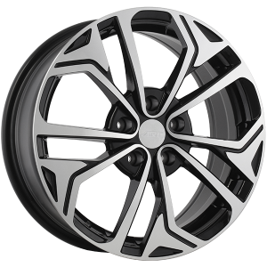 Art Replica 186 17x7 Gloss Black Machined Face Wheel | 5x114.3