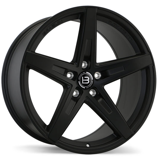 Braelin BR08 Front 20x10 & Rear 20x8.5 Matte Black Wheels | 5x112