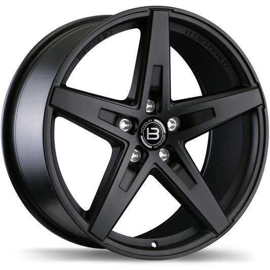 Braelin BR08 Front 20x10 & Rear 20x8.5 Matte Black Wheels 5x112