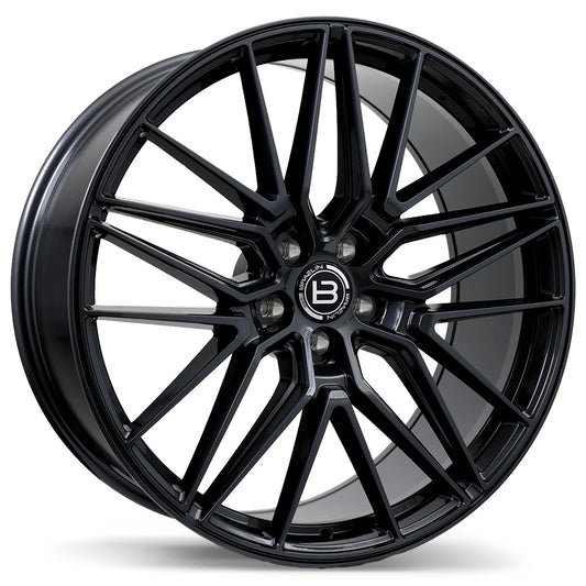 Braelin BR13 22x10 Gloss Black Wheel 5x112