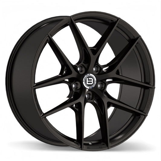 Braelin BR14 22x10.5 Satin Black Anthracite Wheel 5x112