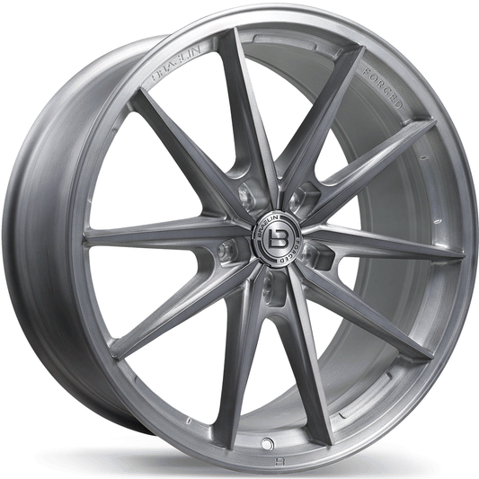 Braelin BRF1 20x10.5 & 20x9 Brushed Matte Carbon Grey Wheels 5x112