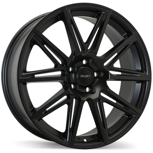 Fast Wheels Switch 19x8 Satin Black wheel 5x114.3
