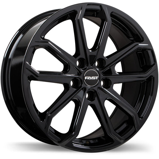 Fast Wheels Impression 18x8 Gloss Black Wheel 5x114.3