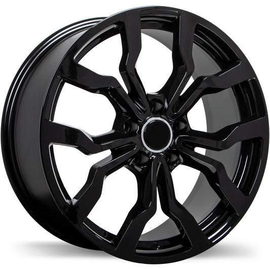 Replika R152A 19x8.5 Gloss Black Wheel 5x112