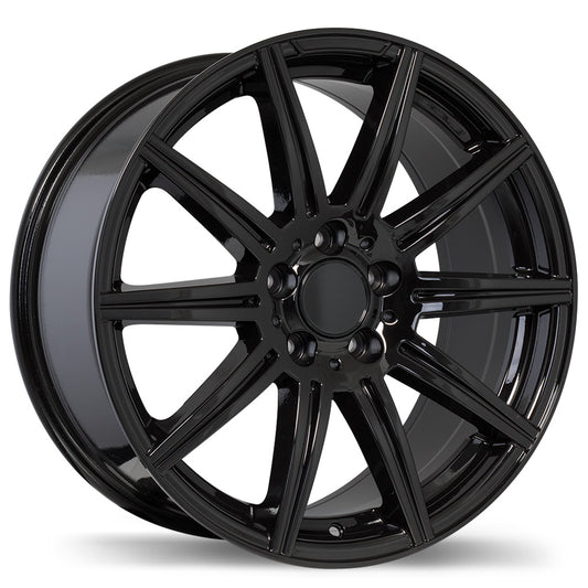 Replika R157 Gloss Black Wheel 5x112