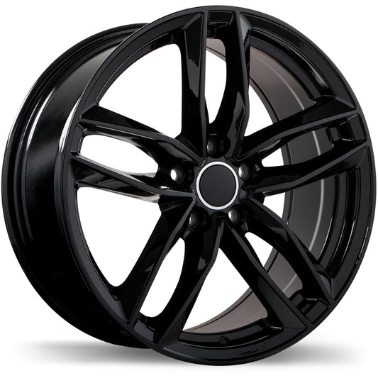 Replika R167 18x8 Gloss Black Wheel | 5x112