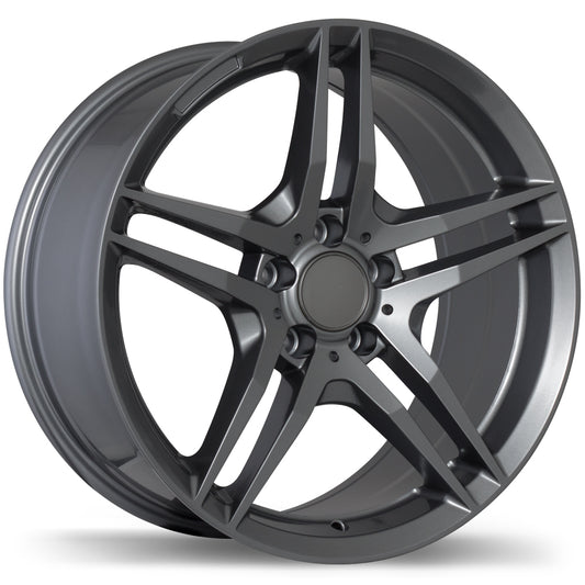 Replika R170 18x8.5 Gloss Gunmetal Wheel 5x112